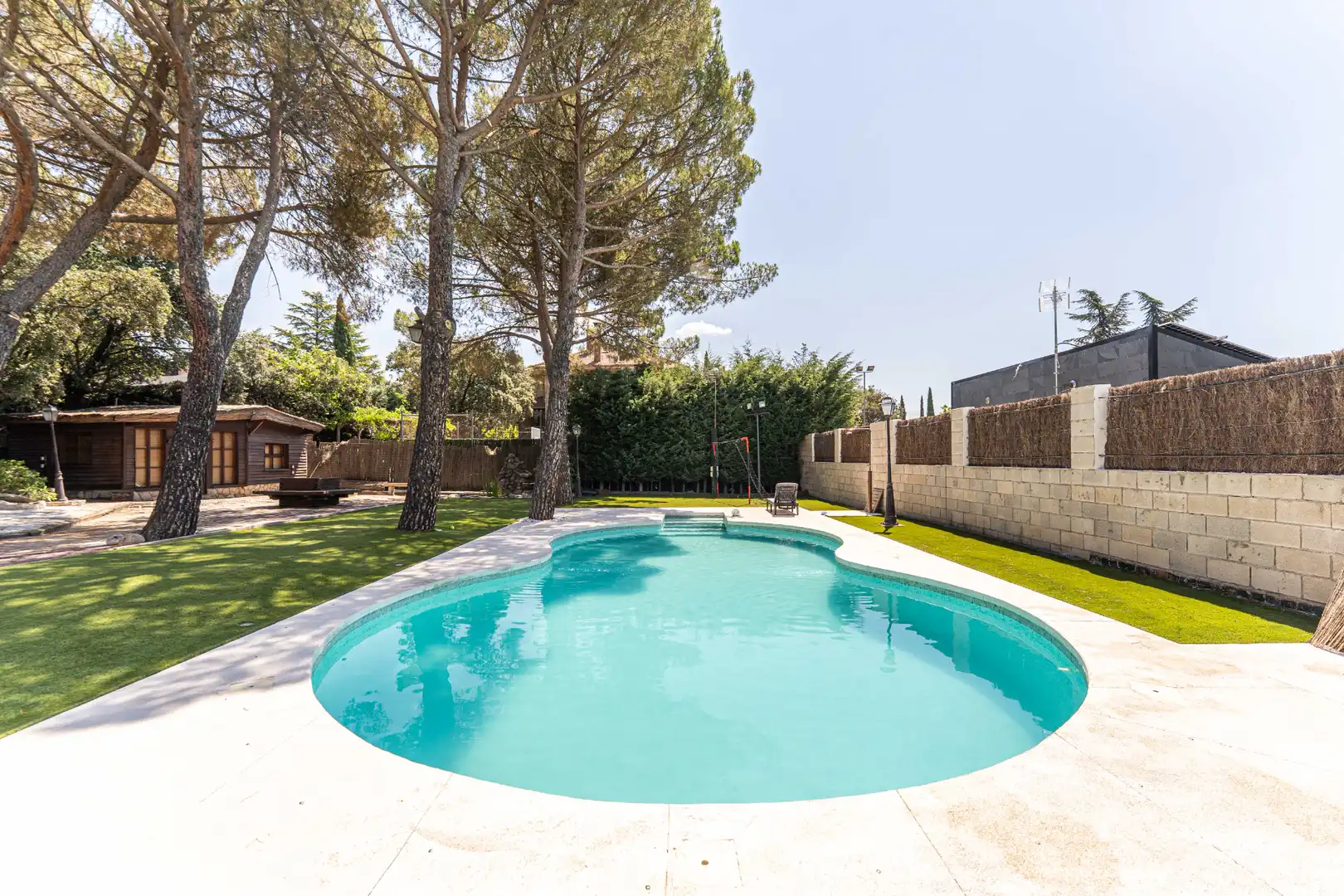 Piscina de Casa o xalet en venda en Alpedrete amb Calefacció, Jardí privat i Terrassa