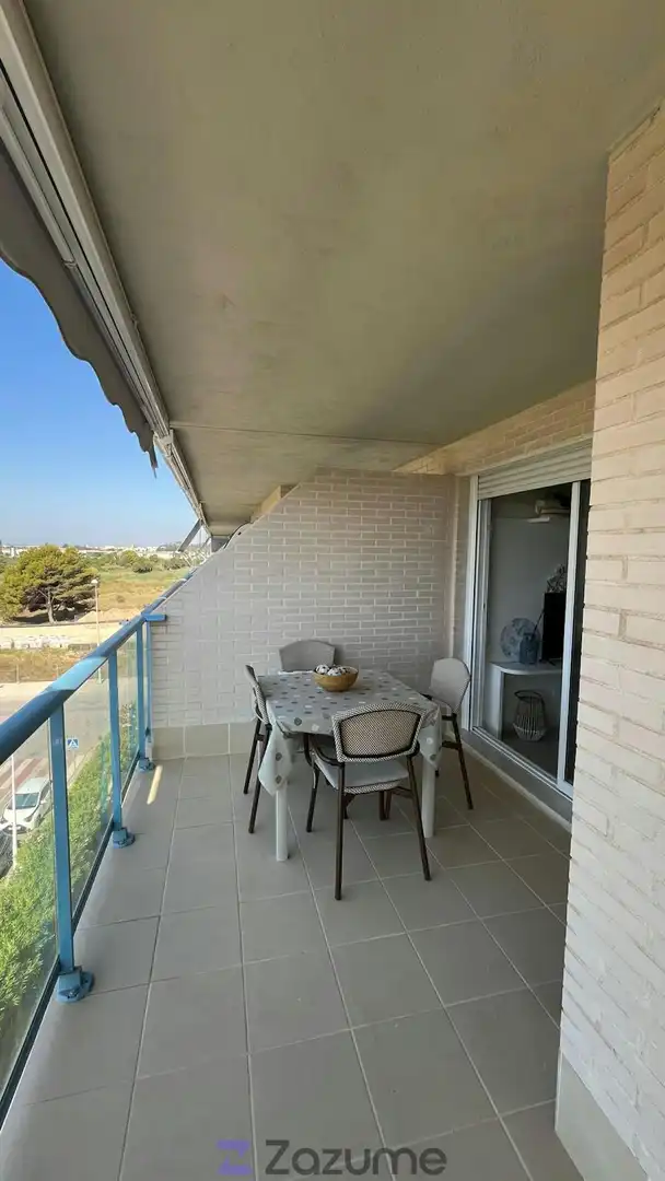 Terrasse von Wohnung zur Miete in El Puig de Santa Maria mit Klimaanlage, Terrasse und Schwimmbad
