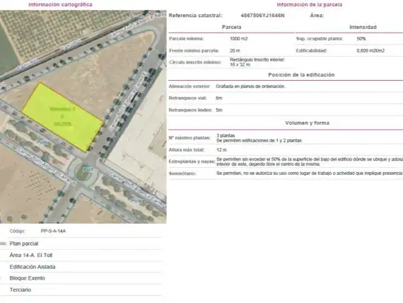 Industrial land for sale in Carrer Toll-l'Alberca Calle B 3