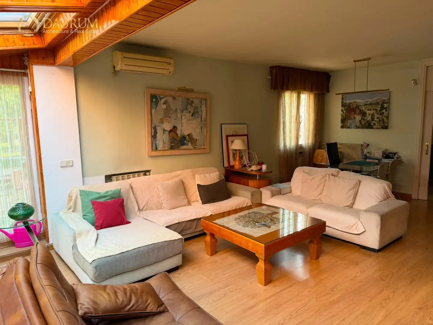 Living room of Detached homes for sale in Madrid  with Air Conditioner, Heating and Private garden