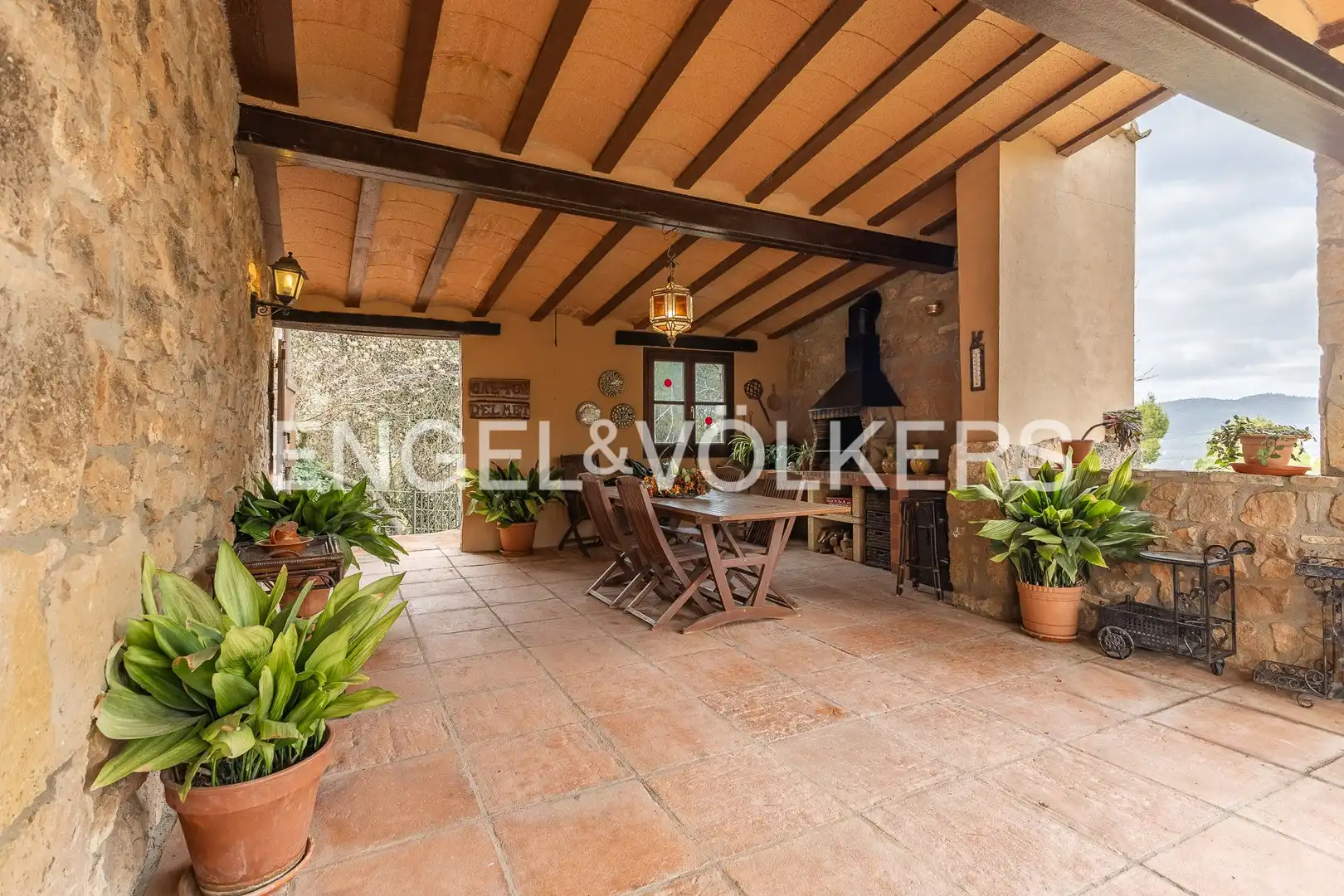 Terrassa de Finca rústica en venda en Aguilar de Segarra amb Calefacció, Jardí privat i Terrassa