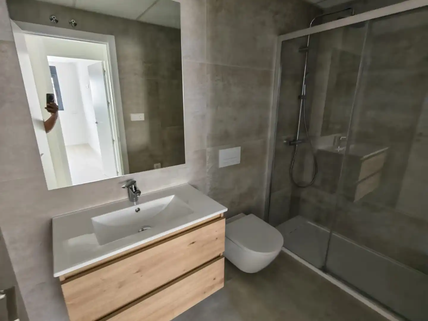 Bany de Apartament de lloguer en Murcia amb Aire condicionat, Calefacció i Terrassa