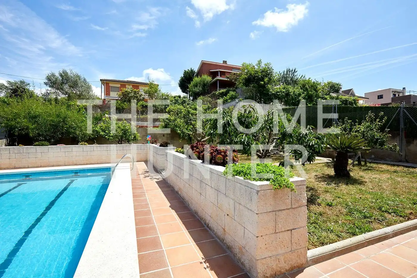 Garden of Houses for sale in Barcelona  with Air Conditioner, Heating and Private garden