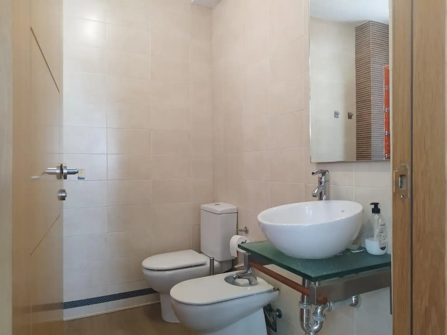 Baño de Casa o chalet de alquiler en Puerto Real con Aire acondicionado, Jardín privado y Piscina