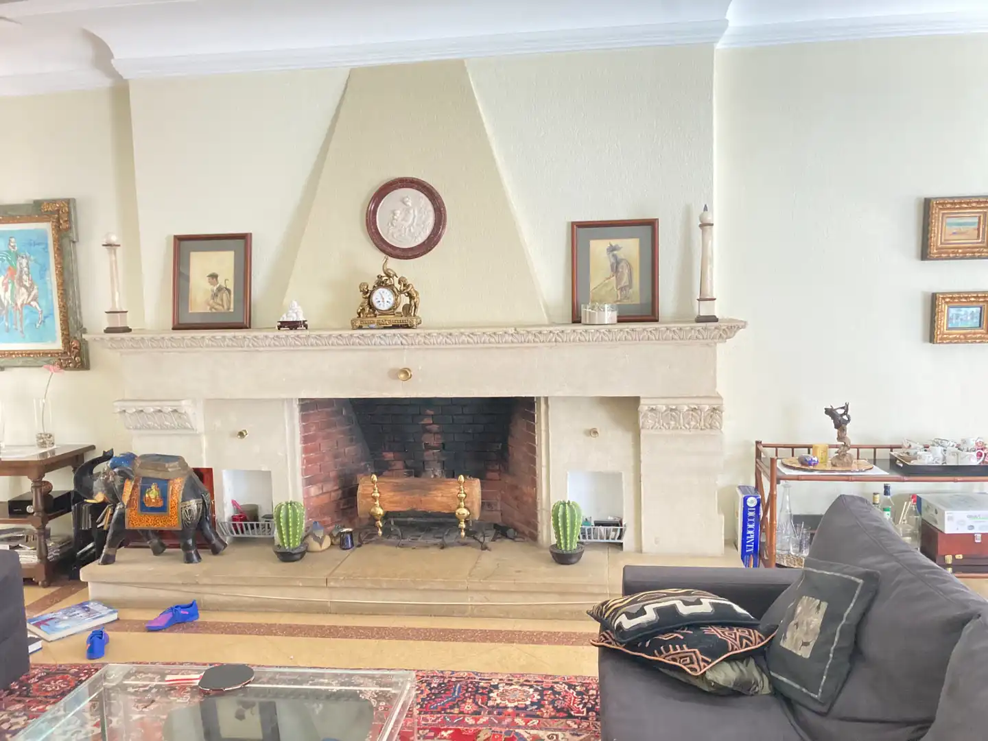 Sala de estar de Casa o chalet en venta en León Capital  con Calefacción, Jardín privado y Horno