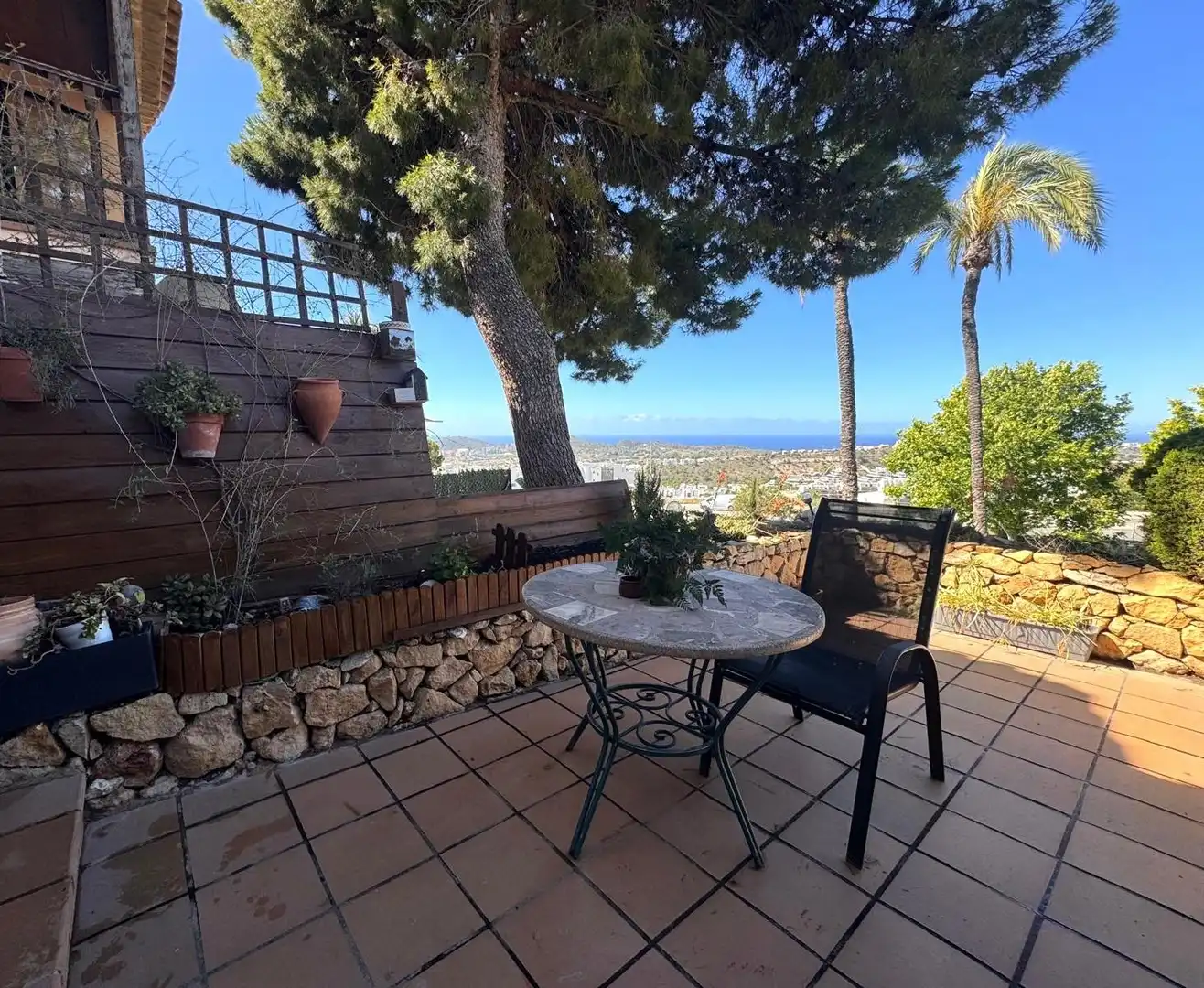 Terraza de Casa adosada en venta en Finestrat con Jardín privado, Terraza y Amueblado