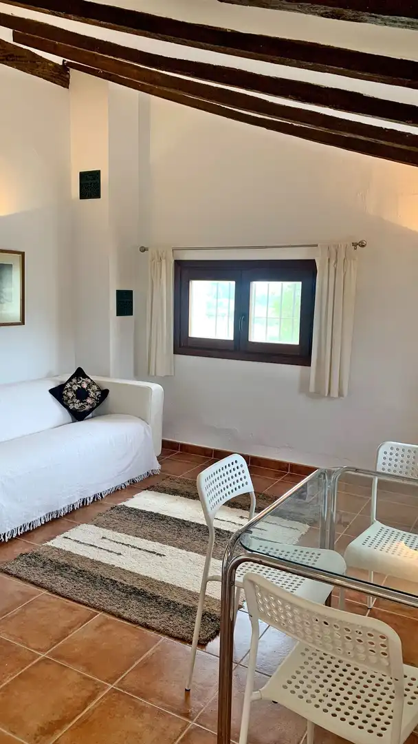 Sala d'estar de Finca rústica en venda en Benissa amb Aire condicionat, Calefacció i Jardí privat