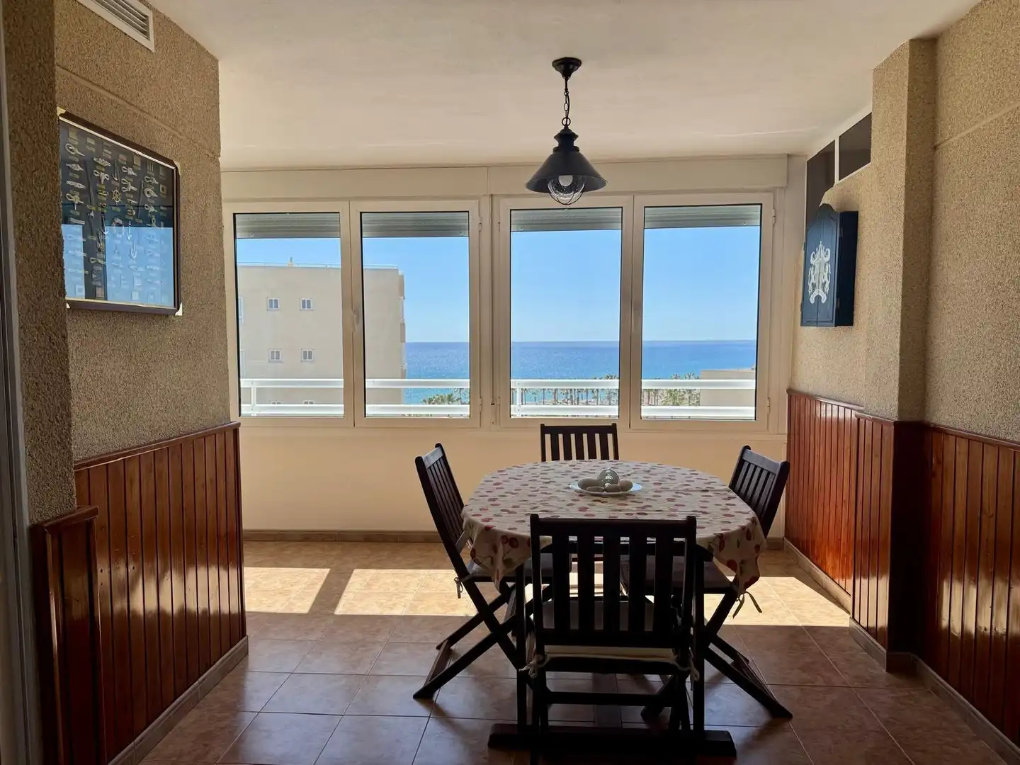 Dining room of Apartments for rent in Alicante / Alacant  with Air Conditioner, Furnished and Community pool