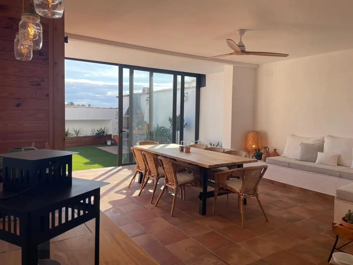 Terrassa de Casa adosada en venda en La Nou de Gaià amb Jardí privat, Terrassa i Piscina