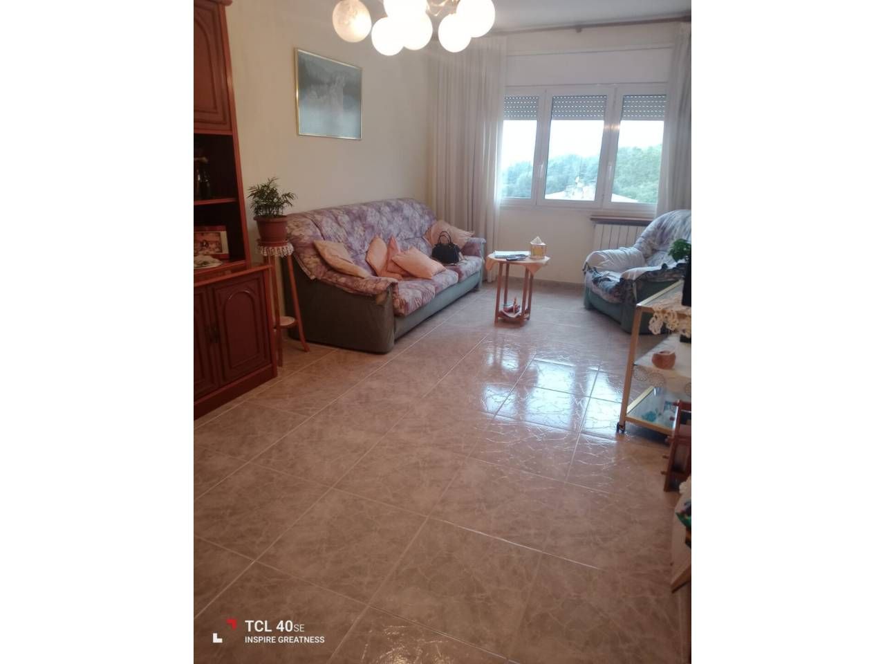 Sala d'estar de Pis en venda en Girona Capital amb Calefacció, Traster i Balcó
