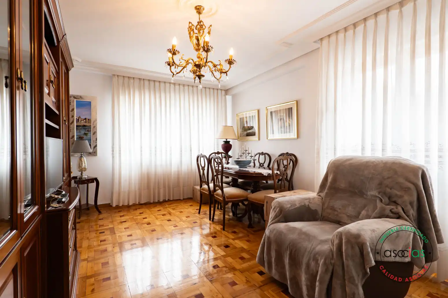Sala de estar de Piso en venta en Gijón  con Calefacción
