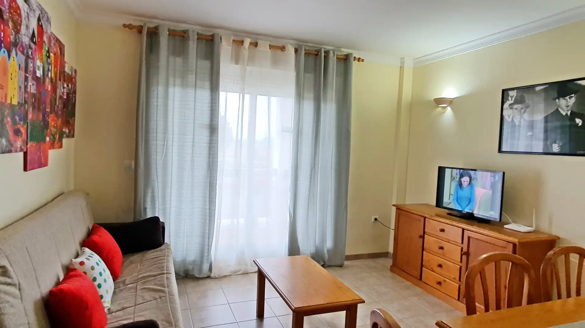 Sala de estar de Apartamento de alquiler en Xeraco con Aire acondicionado, Calefacción y Terraza