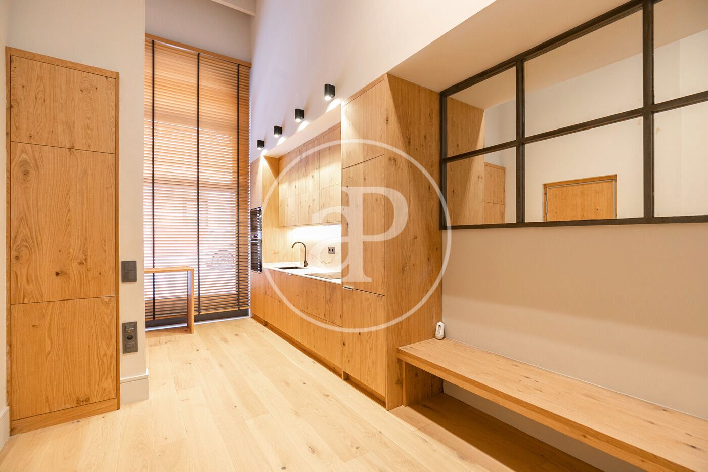 Küche von Maisonette zum Verkauf in  Barcelona Capital mit Klimaanlage, Heizung und Terrasse