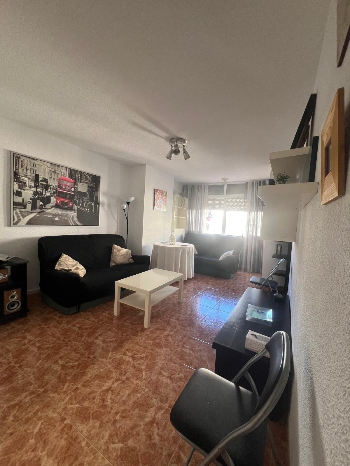Living room of Apartment to rent in Rincón de la Victoria  with Air Conditioner and Community pool