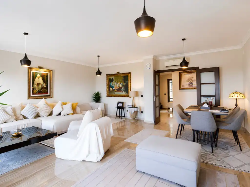 Living room of Flat for sale in Fuengirola  with Air Conditioner, Private garden and Terrace