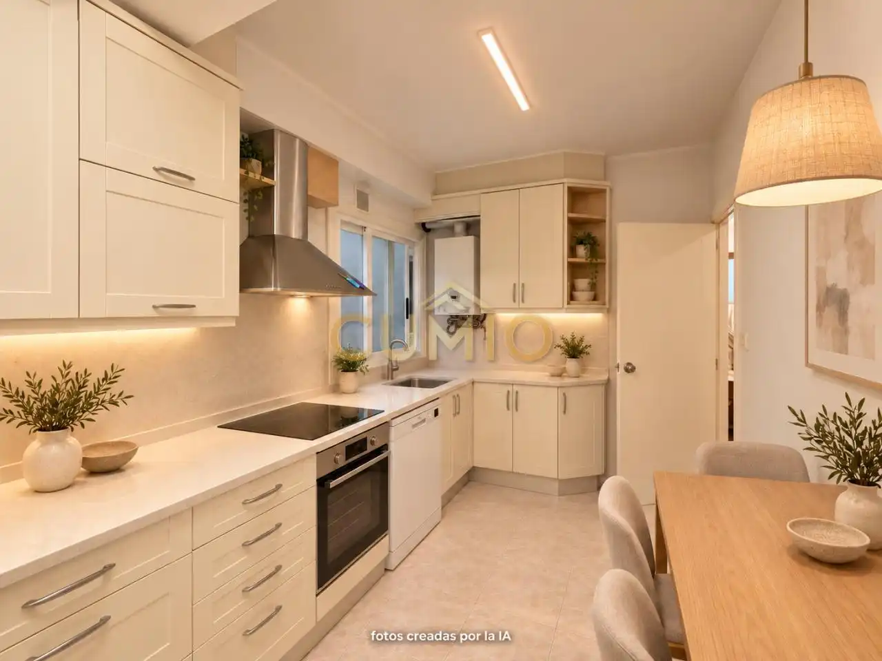 Cocina de Piso en venta en Vigo  con Calefacción, Parquet y Terraza