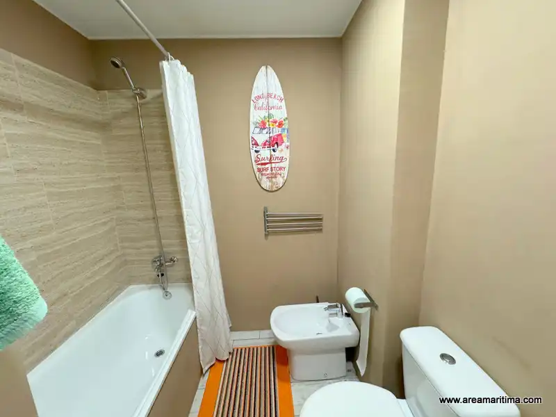 Bathroom of Flat for rent in Alboraya  with Air Conditioner, Parquet flooring and Furnished