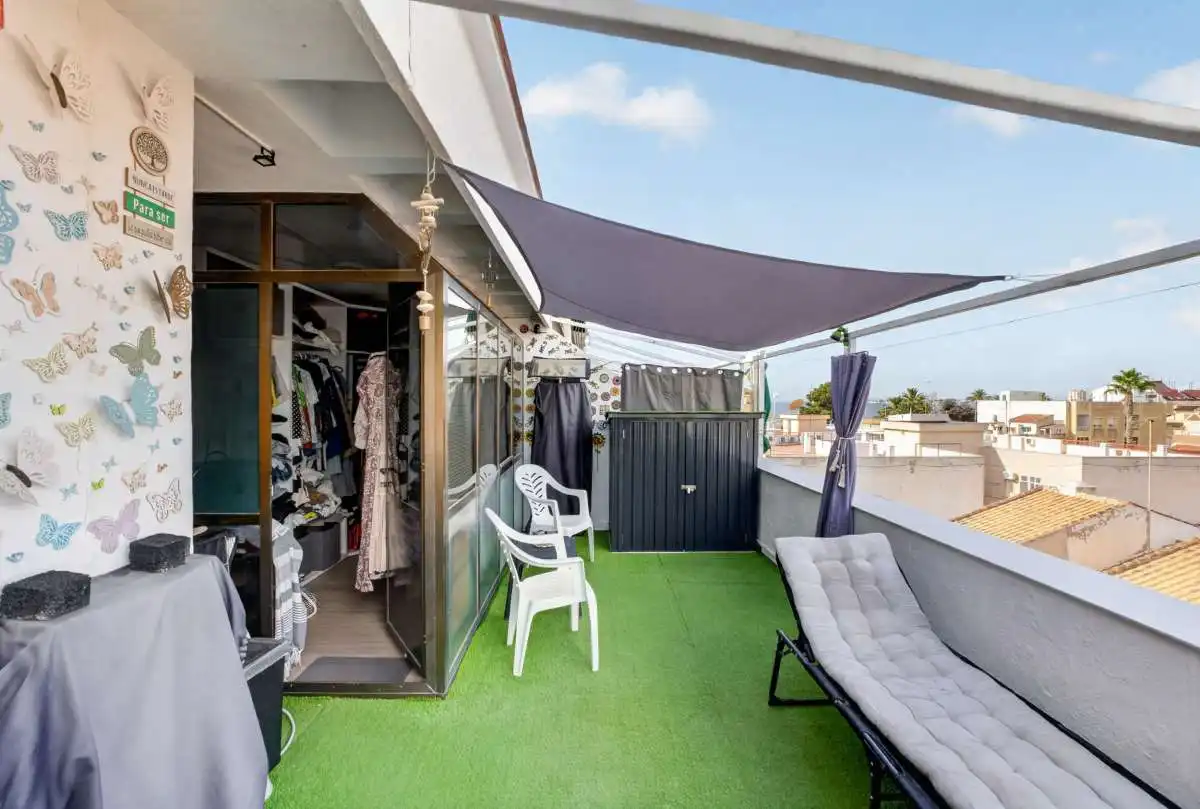 Terraza de Ático en venta en San Pedro del Pinatar con Terraza, Trastero y Amueblado