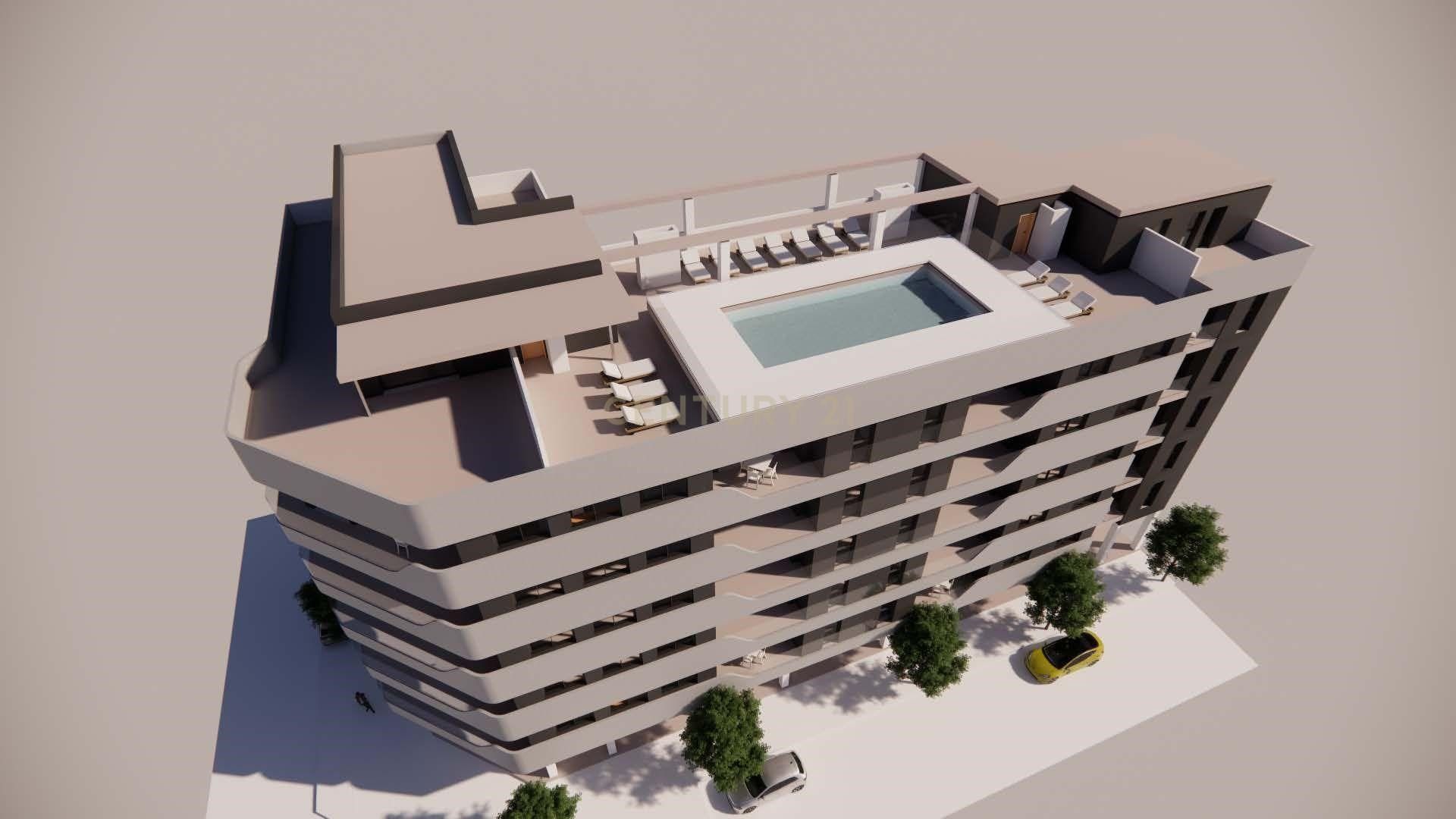 Piscina de Piso en venta en Cáceres Capital con Terraza