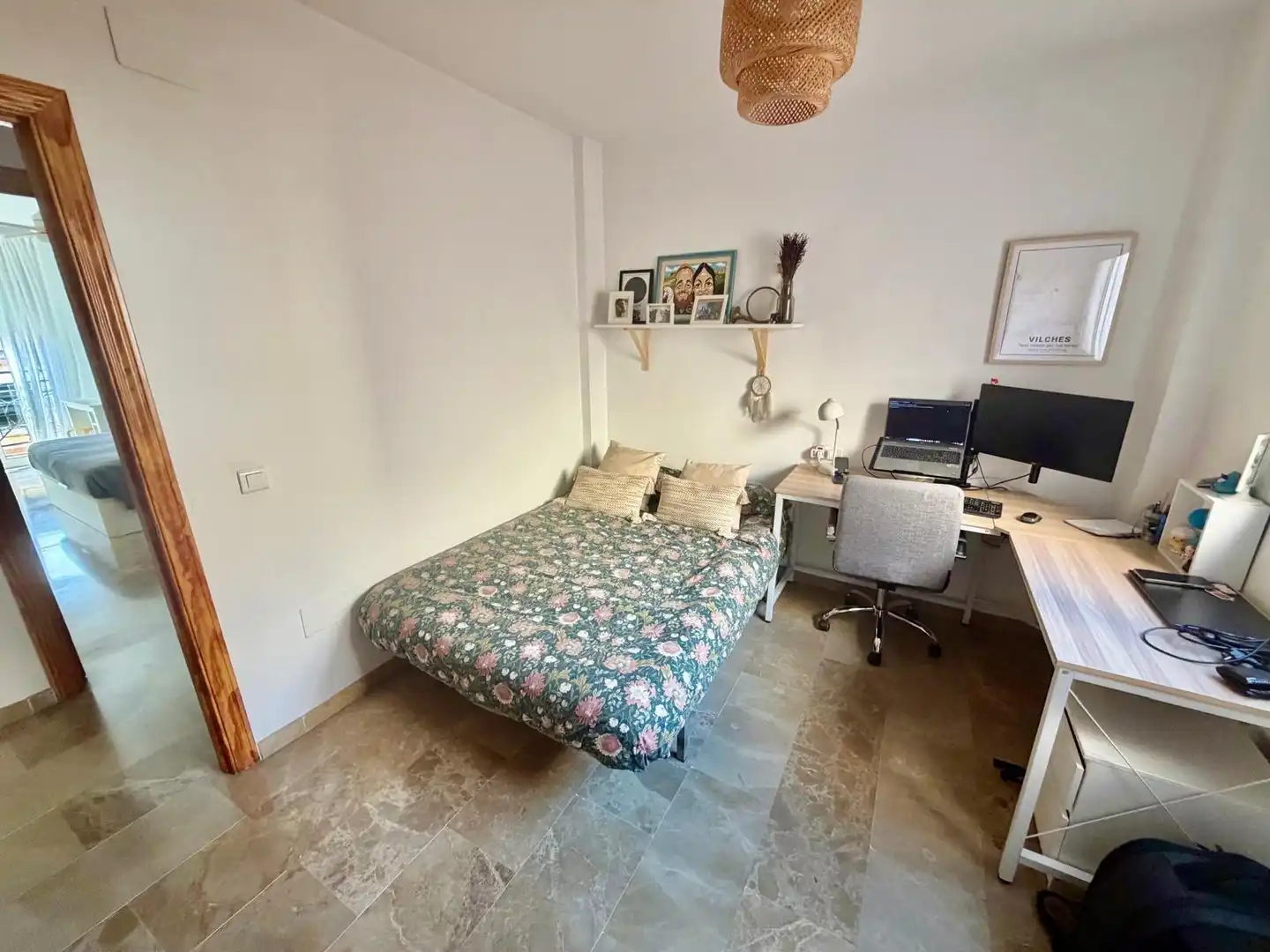 Bedroom of Attic for sale in Málaga  with Air Conditioner, Terrace and Furnished