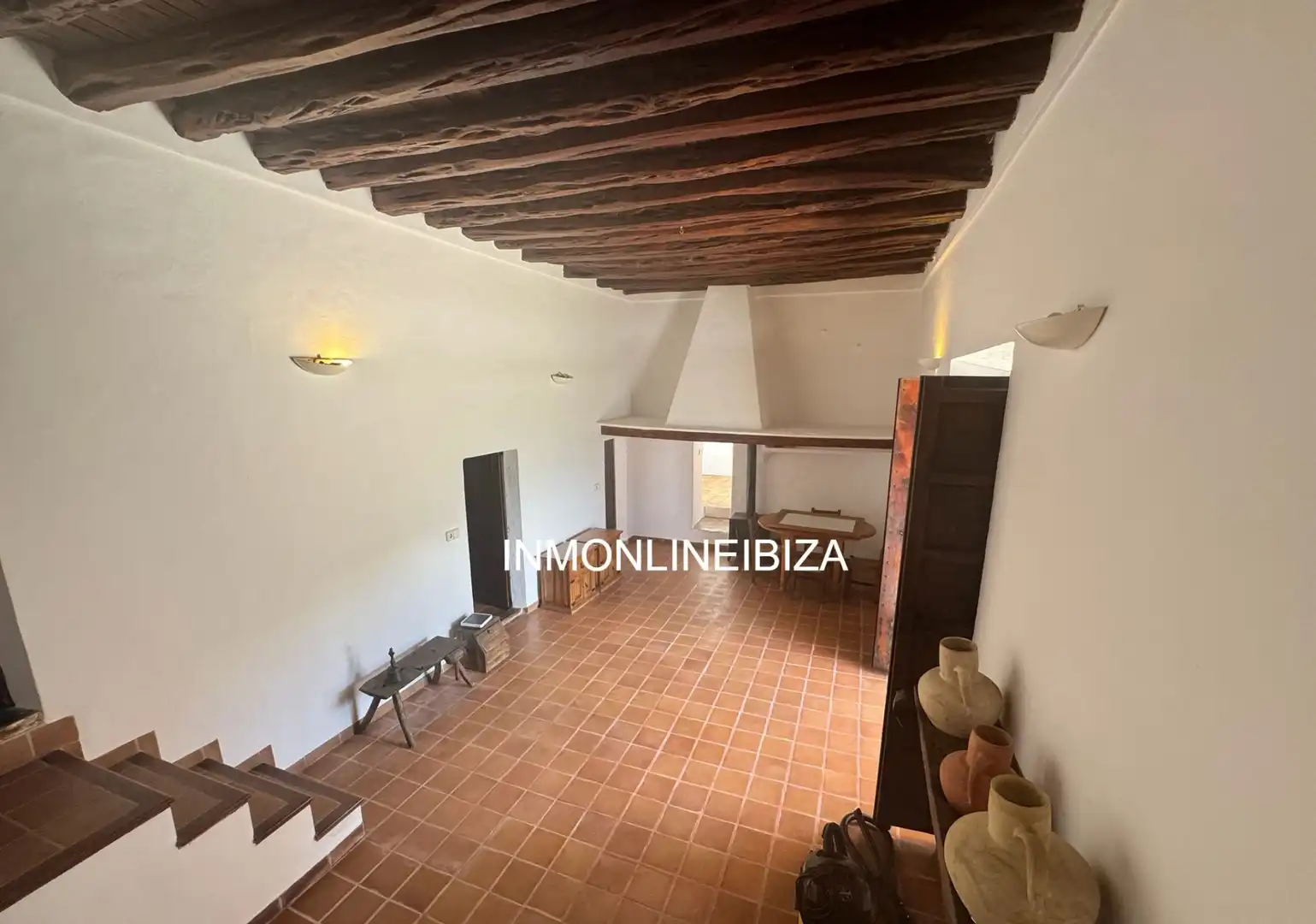 Haus oder Chalet zur Miete in Sant Joan de Labritja mit Privatgarten, Terrasse und Schwimmbad