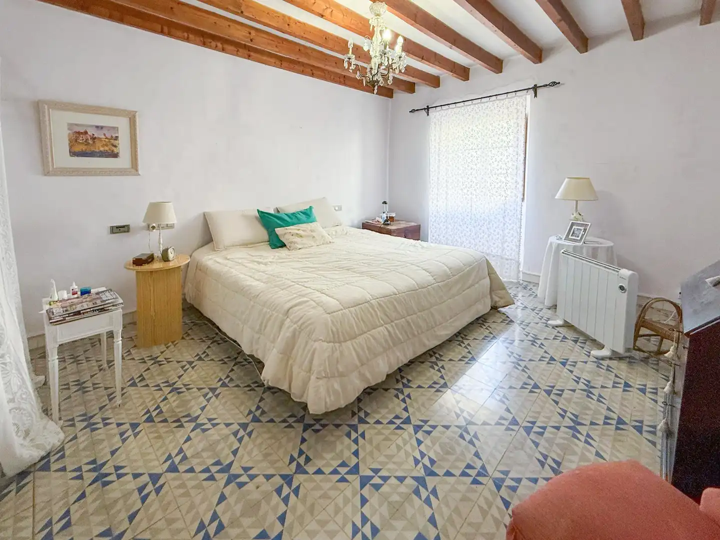 Bedroom of Houses for rent in Selva  with Private garden, Terrace and Swimming Pool