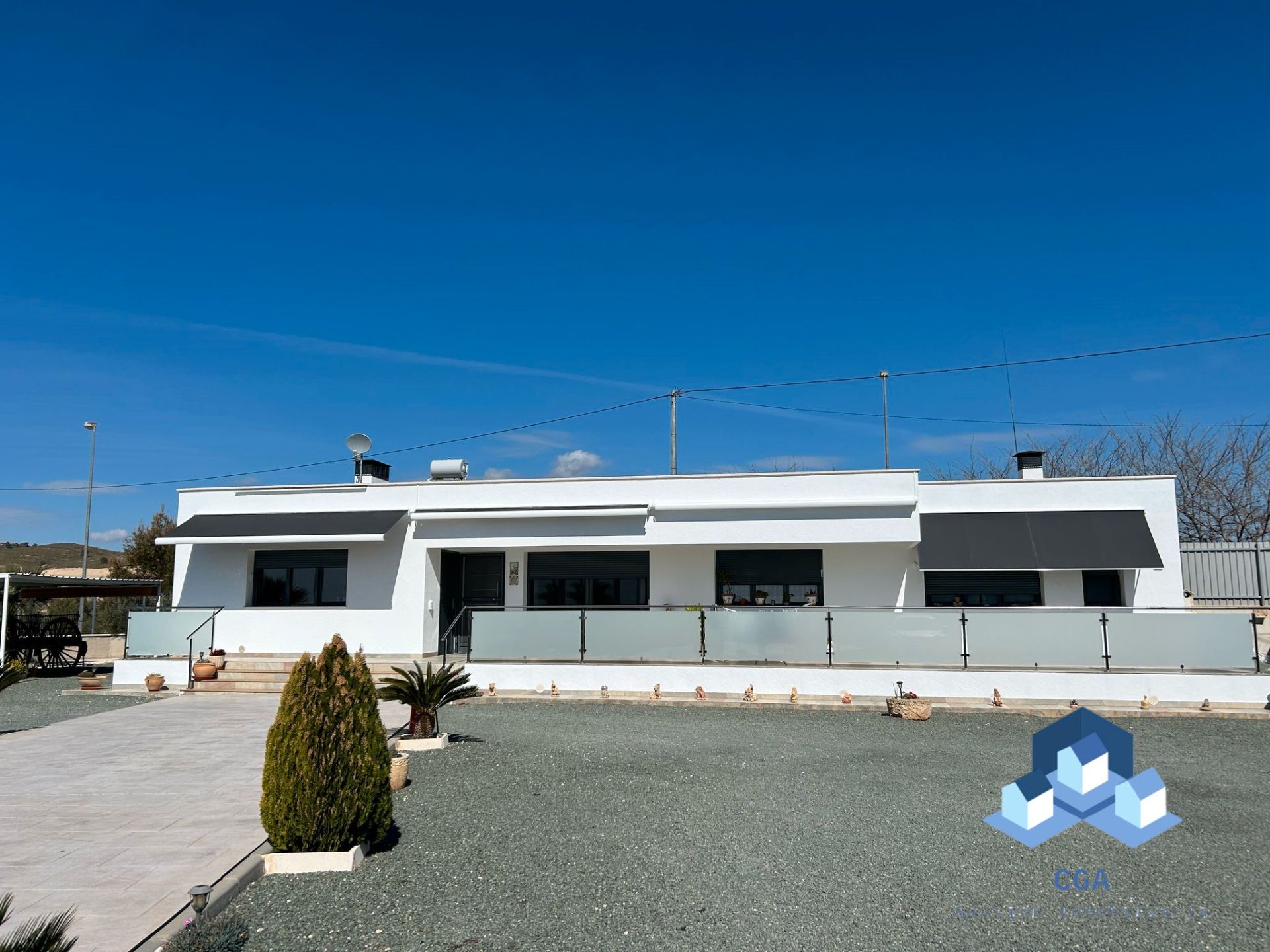 Vista exterior de Casa o xalet en venda en Lorca amb Aire condicionat, Calefacció i Jardí privat