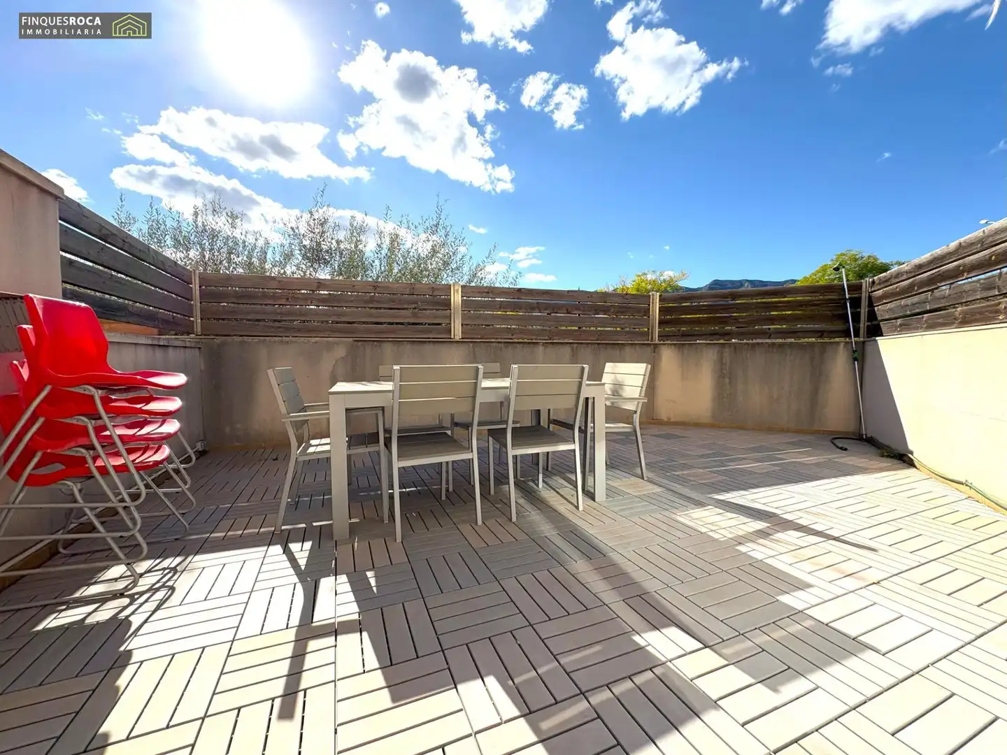 Terrassa de Casa adosada en venda en La Ràpita amb Aire condicionat, Jardí privat i Terrassa