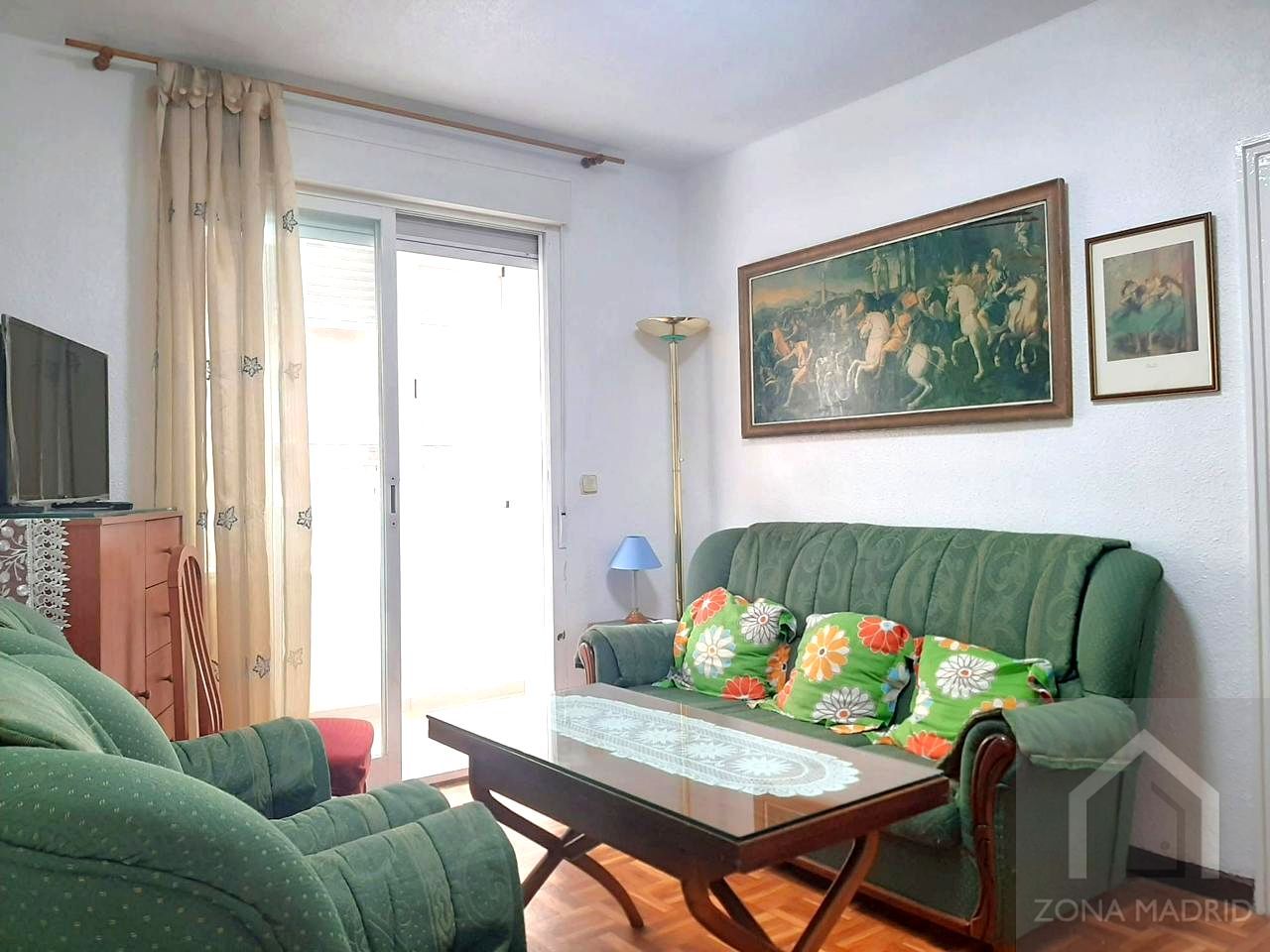 Living room of Flat for sale in  Madrid Capital  with Terrace