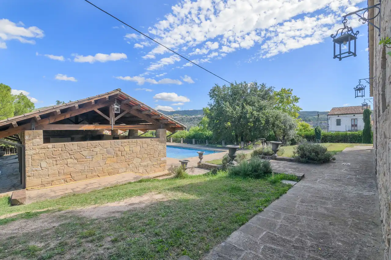 Garden of Houses for sale in Sant Vicenç de Castellet  with Heating, Private garden and Terrace