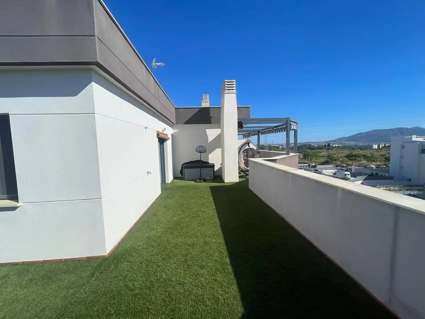 Terrassa de Àtic de lloguer en Málaga amb Aire condicionat, Jardí privat i Terrassa