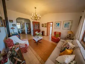Sala d'estar de Casa o xalet en venda en El Rosario amb Jardí privat, Terrassa i Traster