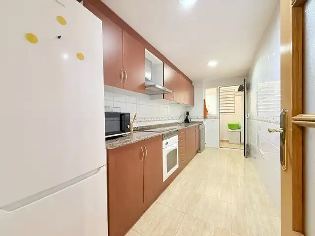 Cocina de Piso en venta en Castellón de la Plana / Castelló de la Plana con Aire acondicionado, Calefacción y Terraza