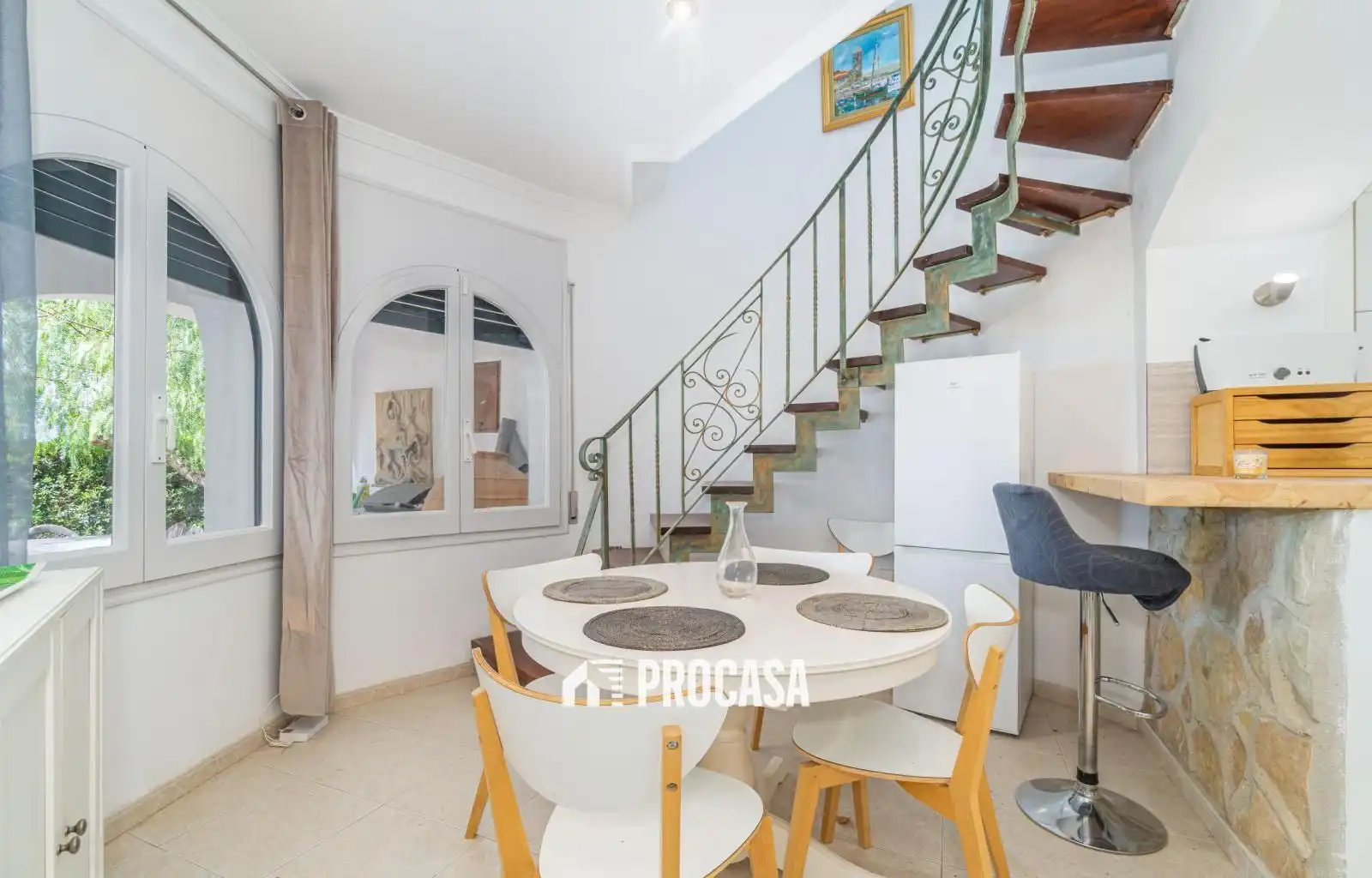 Esszimmer von Haus oder Chalet zum Verkauf in Empuriabrava mit Klimaanlage, Heizung und Abstellraum