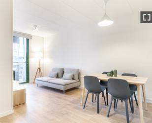Sala d'estar de Pis de lloguer en  Barcelona Capital amb Aire condicionat, Calefacció i Moblat