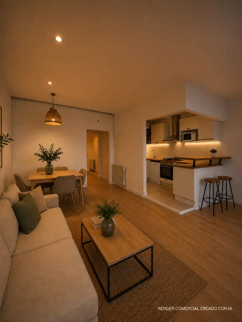 Cuina de Dúplex en venda en Barcelona amb Aire condicionat, Calefacció i Jardí privat