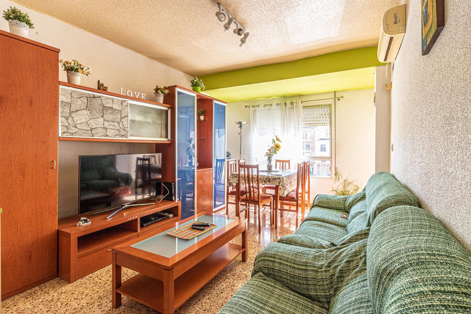 Sala de estar de Piso en venta en Carlet con Aire acondicionado y Balcón