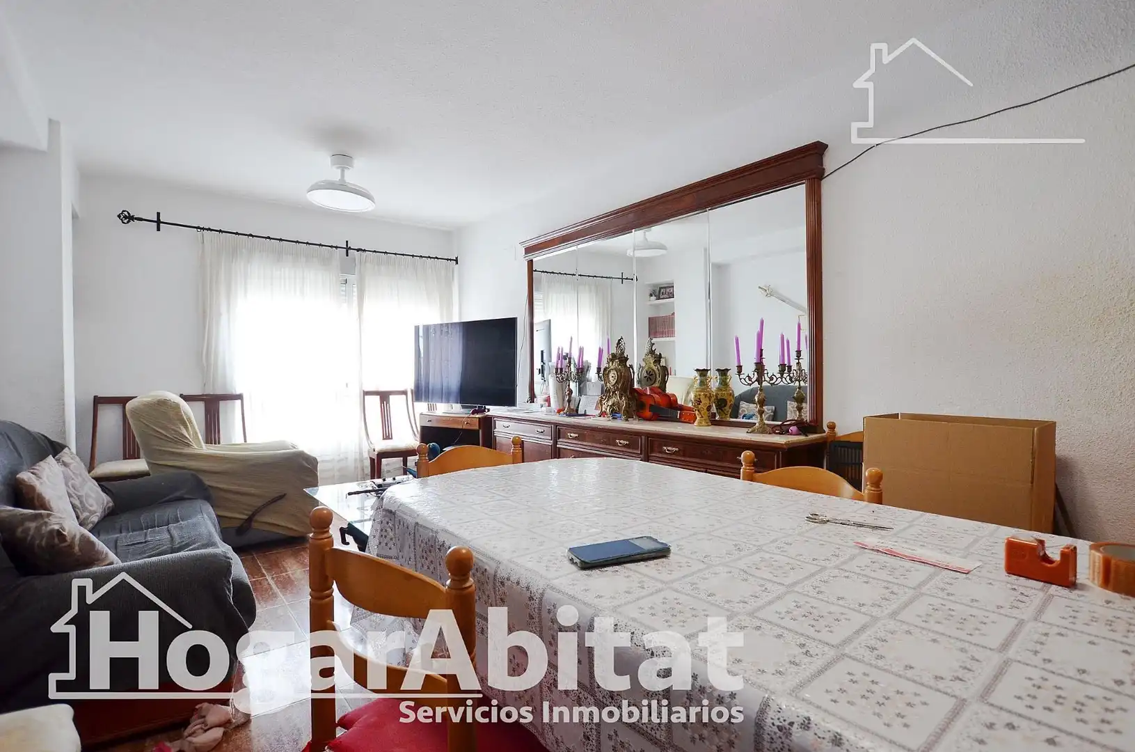 Sala de estar de Piso en venta en Tavernes de la Valldigna