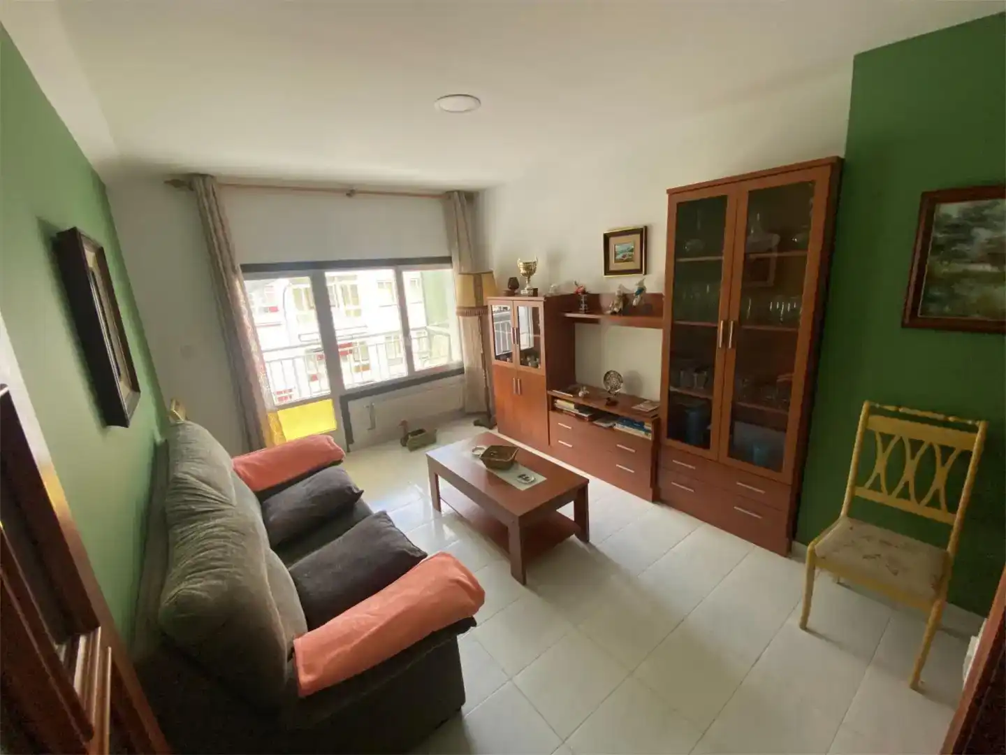 Wohnzimmer von Wohnung zur Miete in Mondoñedo mit Möbliert und Balkon
