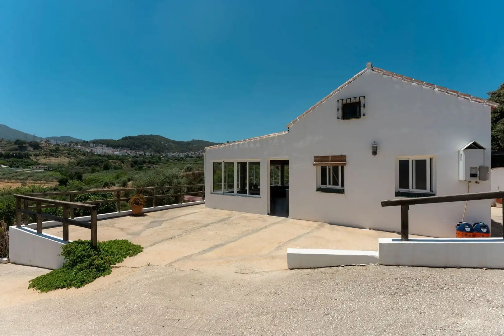 Exterior view of Country homes for sale in Monda  with Air Conditioner, Storage room and Swimming Pool