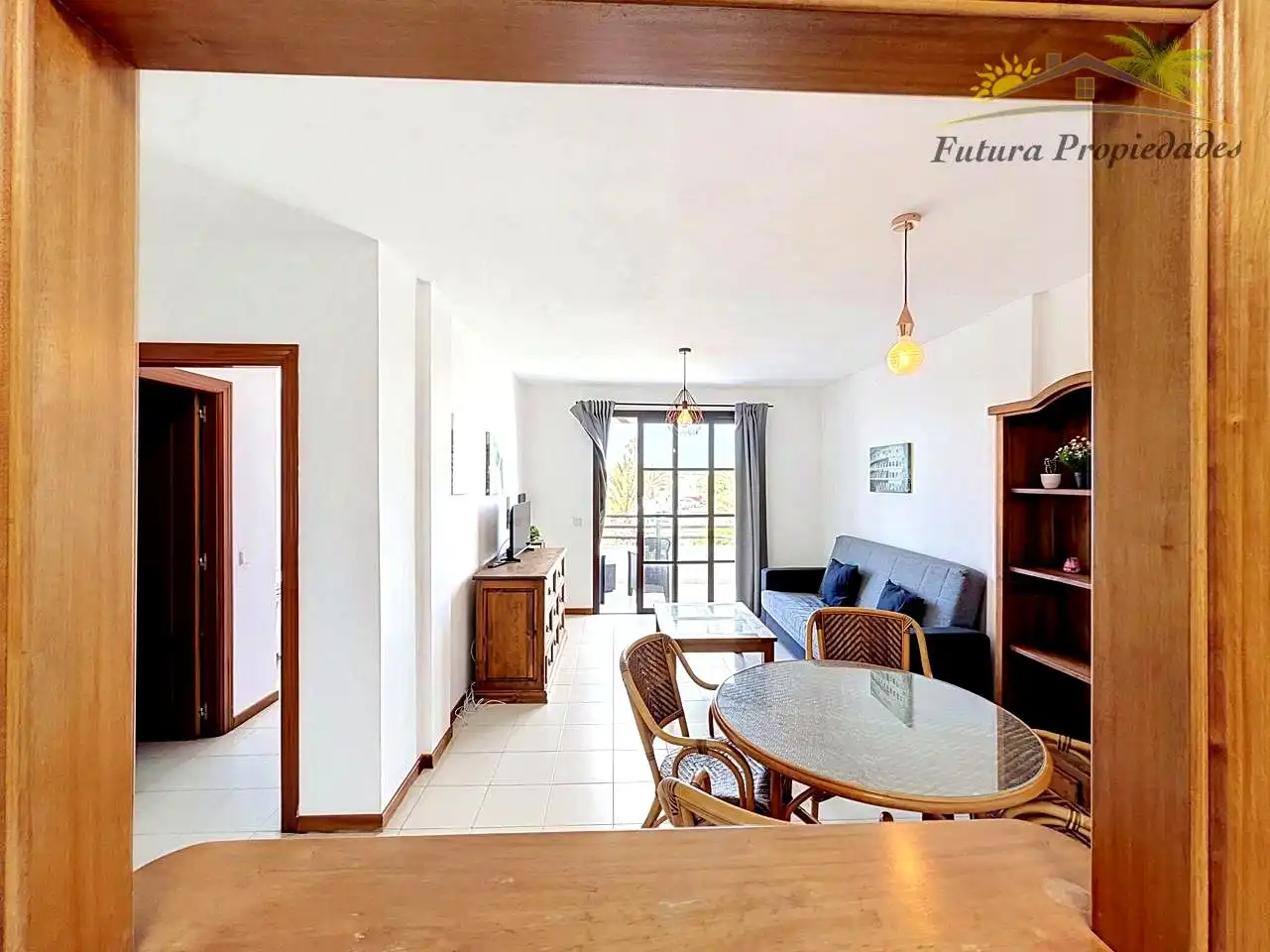 Sala de estar de Piso en venta en Teguise con Terraza y Piscina comunitaria