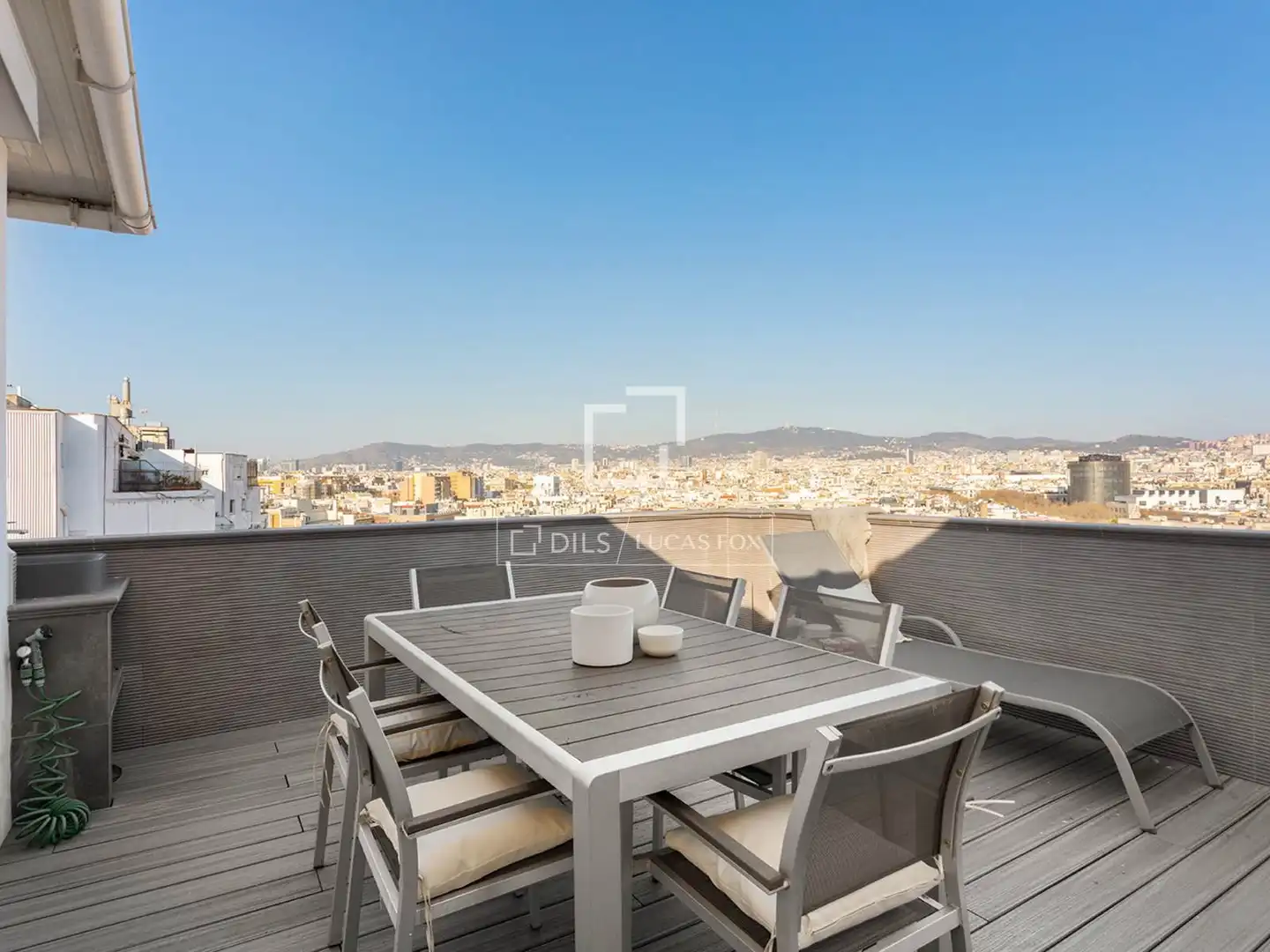 Terraza de Ático de alquiler en Barcelona con Aire acondicionado, Calefacción y Terraza