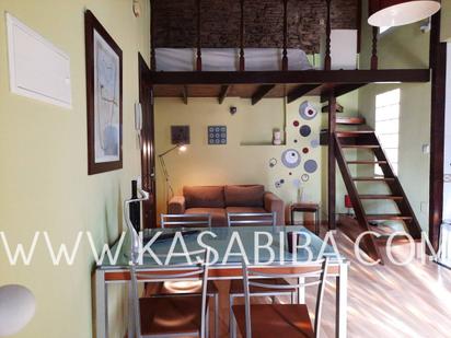 Living room of Loft to rent in  Valencia Capital  with Air Conditioner, Heating and Parquet flooring