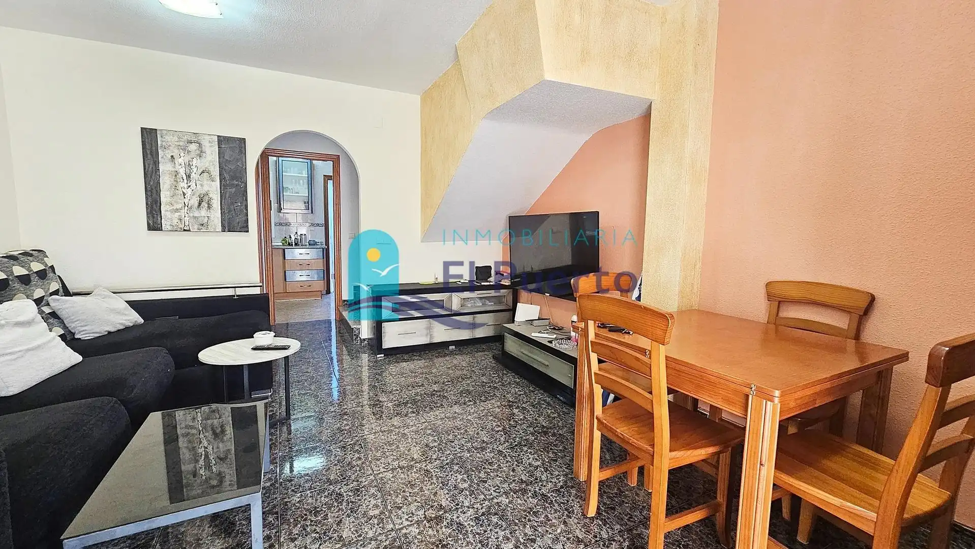 Sala d'estar de Dúplex en venda en Mazarrón amb Aire condicionat, Calefacció i Terrassa