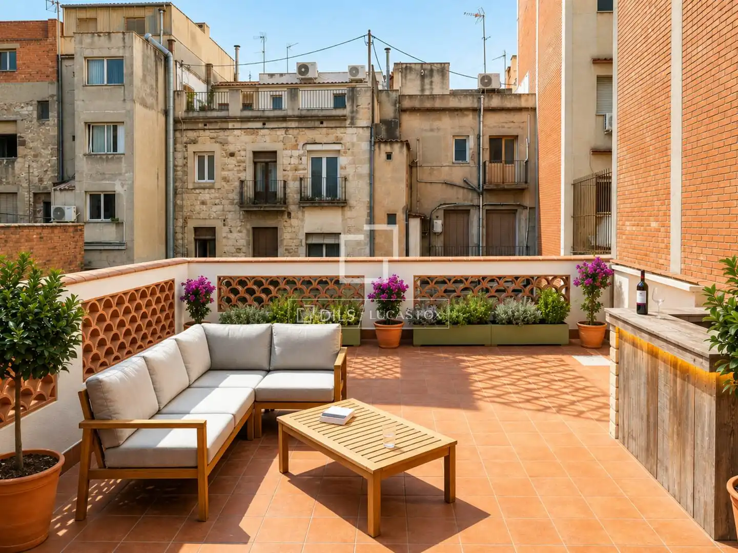 Terrasse von Wohnung zum Verkauf in Barcelona mit Terrasse und Balkon