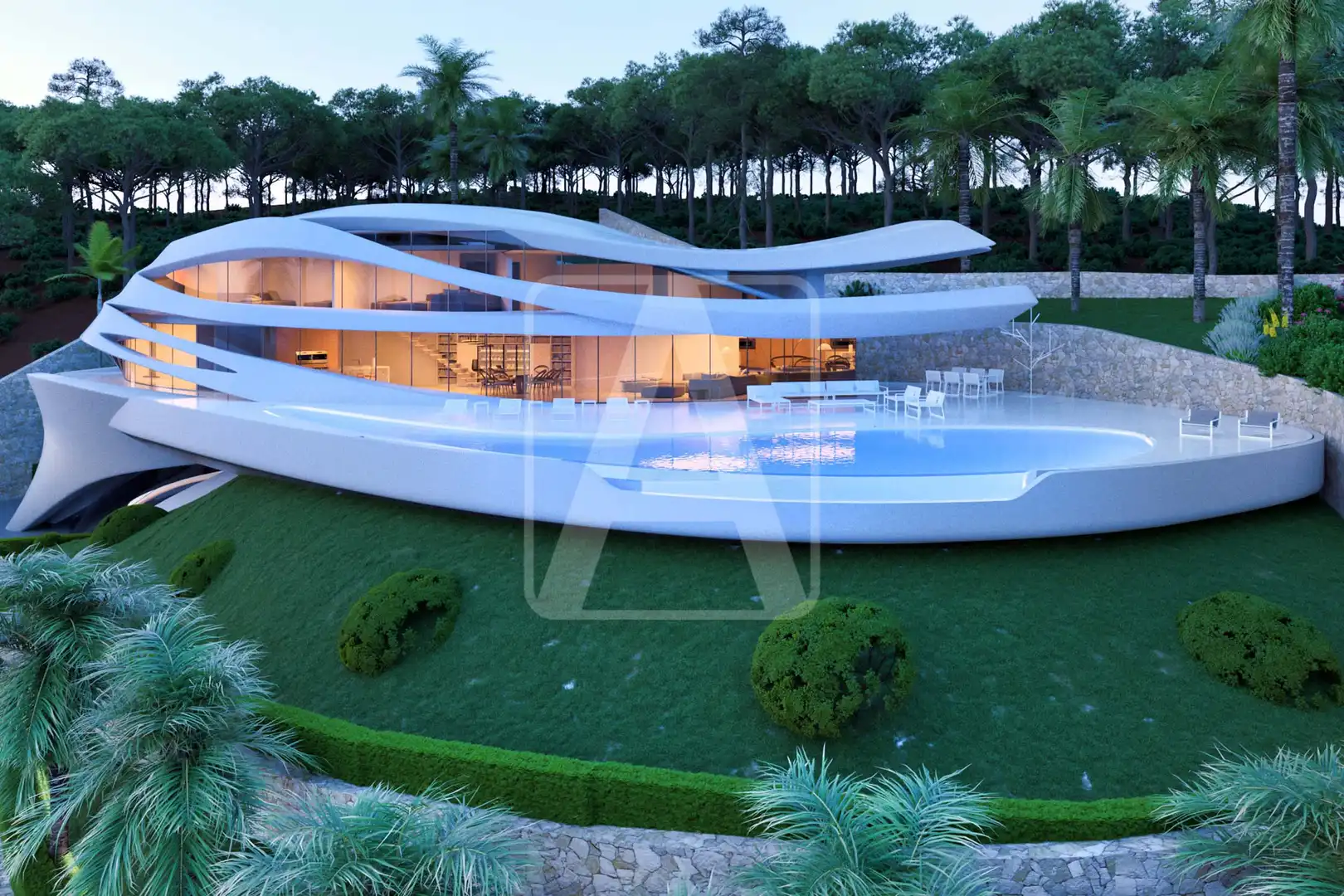 Vista exterior de Casa o xalet en venda en Jávea / Xàbia amb Aire condicionat, Calefacció i Jardí privat