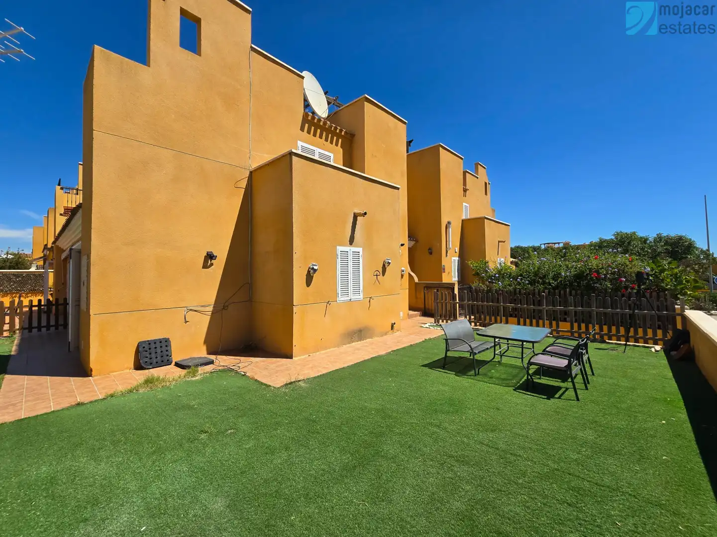 Terrassa de Casa adosada en venda en Los Gallardos amb Aire condicionat, Jardí privat i Terrassa