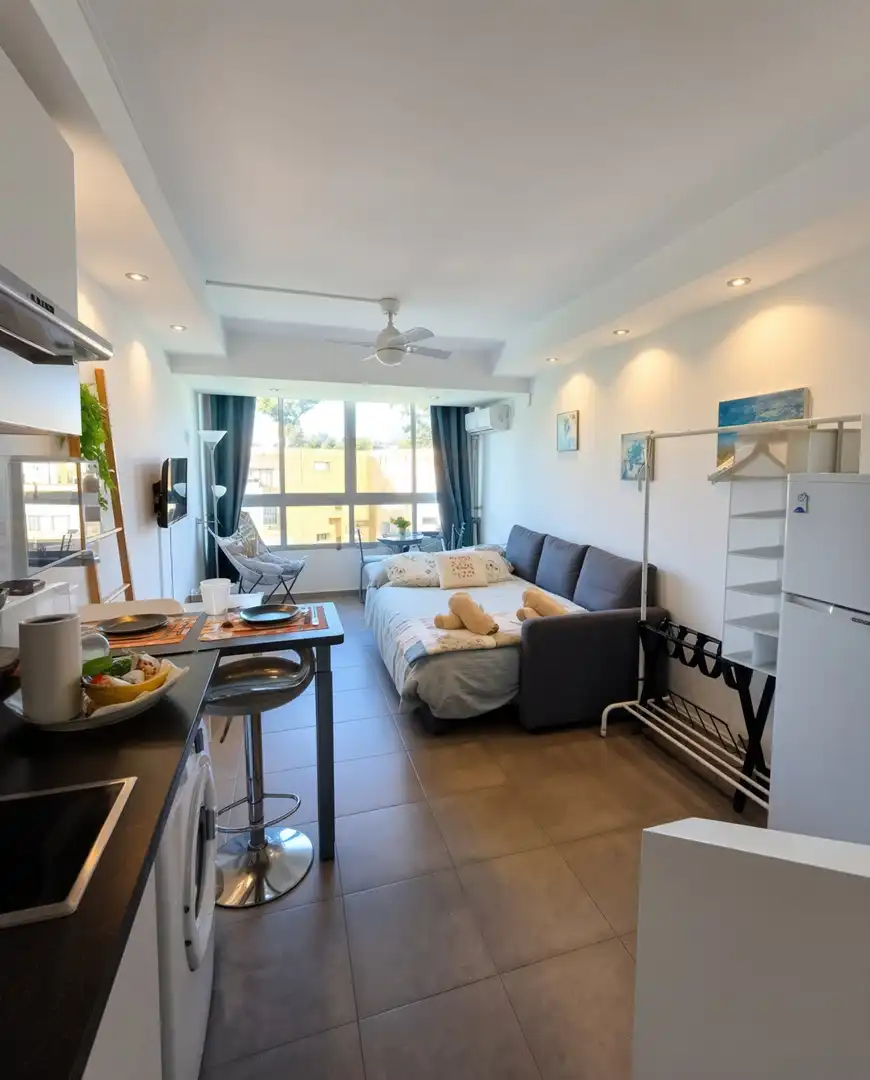 Living room of Study for sale in Estepona  with Air Conditioner, Furnished and Internet