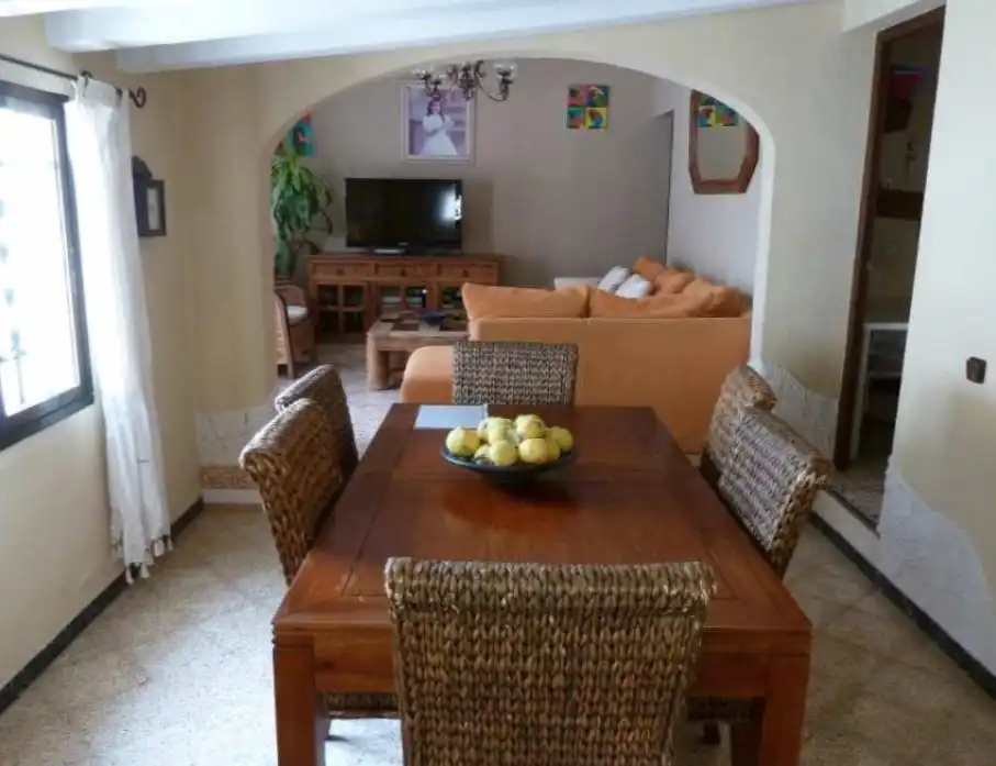 Dining room of Houses for sale in L'Alfàs del Pi  with Air Conditioner, Terrace and Swimming Pool
