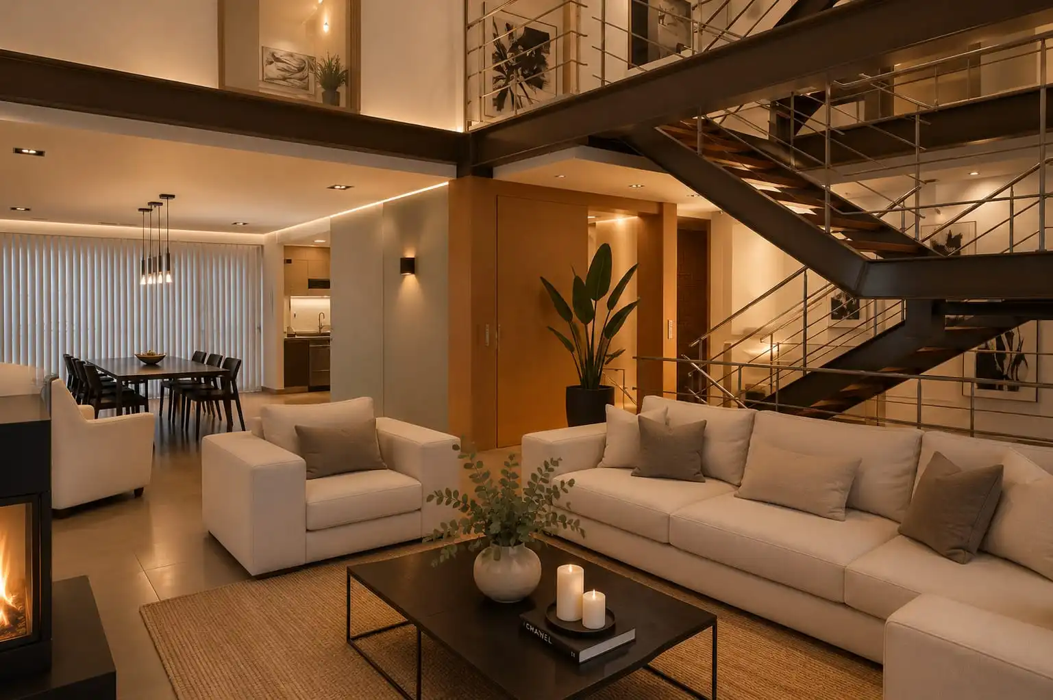 Sala de estar de Casa o chalet en venta en Miramar con Aire acondicionado, Calefacción y Jardín privado
